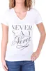 Madonna T-Shirt Damen "ODA" V-Ausschnitt Never Say Never Produktbild-Vorschau 1