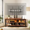 Dripex TV Eckschrank mit Halterung Lowboard mit Produktbild-Vorschau 6