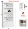Bücherregal 5 Ebenen mit 2 Türen Breite 80 cm (W800) Produktbild-Vorschau 2