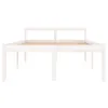 vidaXL Lit en bois massif blanc 120x190 cm Voir les images du produit 9