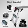 Wiltec Plateforme de travail – 126 x 52 x 49 cm – Surface Voir les images du produit 7