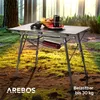 AREBOS Campingtisch faltbar 90x51,5 cm | Höhenverstellbar Produktbild-Vorschau 3