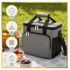 Kühltasche 20L Thermotasche isoliert mit Schultergurt Reise Produktbild-Vorschau 3