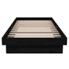 vidaXL Massivholzbett Schwarz 75x190 cm -  Betten & Produktbild-Vorschau 13