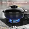 AREBOS Gaskochfeld 2 Flammen, Gasherd, Gasfelder, Produktbild-Vorschau 3