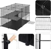 EUGAD Freigehege mit Bodenplatten Laufgitter Tür&Treppe, Produktbild-Vorschau 4
