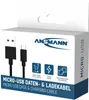 Cavo dati e ricarica Ansmann da USB a Micro-USB 100 cm Anteprima dell’immagine prodotto 6