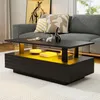 STILVORA Couchtisch LED-Beistelltisch mit Produktbild-Vorschau 6