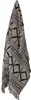 A black and white patterned throw blanket hanging. Náhľad obrázku produktu