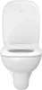 WC-Sitz D-Code ohne SoftClose Scharniere edelstahl, weiß Produktbild-Vorschau 13