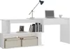 Escritorio Living Store, color blanco brillante, Vista previa de la imagen del producto 3