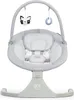 A baby bouncer seat with toys hanging from an arch. Produktbild-Vorschau