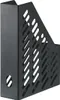 A black plastic magazine holder with a perforated side. Anteprima dell’immagine prodotto