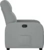 vidaXL Fauteuil relax gris clair Tissu Voir les images du produit 4