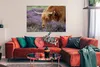 MuchoWow® Poster Schottisches Hochlandrind - Lavendel - Produktbild-Vorschau 2