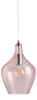 LA BURBUJA Pendelleuchte Ø22CM Mattes Nickel, Rosé Glas – Produktbild-Vorschau 2