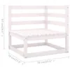The Living Store 3-tlg. Garten-Lounge-Set mit Kissen Kiefer Produktbild-Vorschau 9