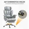 Kancelářská židle HOMCOM s polohovací funkcí, ergonomická Náhled obrázku produktu 7