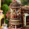 ROKR 3D dřevěné puzzle „Kávová továrna“, pohyblivé, s Náhled obrázku produktu 8