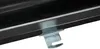 Close-up of a metal latch on a black appliance. Anteprima dell’immagine prodotto