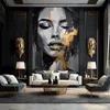 Fototapeta Do Sypialni Złoty PORTRET Kobiety Glamour Podgląd zdjęcia produktu 8
