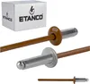 Aluminium offene Nieten 3,2x8mm RAL8003 Produktbild-Vorschau 1