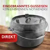 BBQ Dutch Oven Set [7L] – Eingebrannter Feuertopf aus Produktbild-Vorschau 3