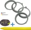 4X Zentrierringe 60,1 x 54,1 mm Grau Felgen Ringe + 1x Produktbild-Vorschau 1
