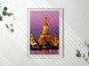 Tempel in Bangkok Thailand– Wandbild mit Rahmen – Gerahmtes Produktbild-Vorschau 2