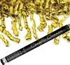 Shooter gold Luftschlangen gekringelt Konfettikanone 60 cm Deko Hochzeit Geburtstag Partyshooter Fasching Karneval Produktbild-Vorschau