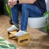Relaxdays Toilettenhocker, klappbar, Stuhlgang Produktbild-Vorschau 2