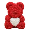 Teddybär mit roter Rose und weißem Herz - 40 cm + Produktbild-Vorschau 9