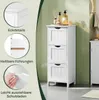 WOLTU Badezimmerschrank, Badschrank, mit 3 Schubladen, Produktbild-Vorschau 6