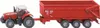 Siku traktor s přívěsem MASSEY FERGUSON červený ; 1844 Náhled obrázku produktu 1