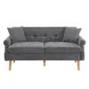 A studio shot of a gray sofa. Produktbild-Vorschau