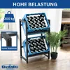 DanDiBo Getränkekistenregal 2 Kisten Schmal Metall Stehend Produktbild-Vorschau 4
