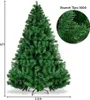 COSTWAY 180 cm Albero di Natale artificiale con 1000 punte Anteprima dell’immagine prodotto 9