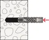 Fischer Universaldübel UX 8x50 R + Ösenhaken Produktbild-Vorschau 4