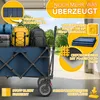 Carretto pieghevole TRESKO® da 300 L con freno, blu | Anteprima dell’immagine prodotto 6