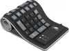 A flexible, rollable USB keyboard is shown on a white background. Produktbild-Vorschau