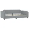 vidaXL Lit de jour avec matelas gris clair 90x190 cm Tissu Voir les images du produit 3