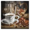 Tulup Glasuhr Wanduhr Küchenuhr Echt-Glas 30x30 cm Modern Produktbild-Vorschau 1