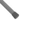 A close-up view of the end of a gray metal rod with a dark gray rubber cap. Podgląd zdjęcia produktu