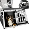 tectake® Hundetransportbox doppel mit gerader Rückwand mit Produktbild-Vorschau 7