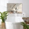 Wanddeko 90x60 cm - BadezimmerPinguine, Leinwand Bilder, Produktbild-Vorschau 2