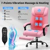 HOFFREE Massage-Bürostuhl mit Wärme & 7 Vibrationspunkten, Produktbild-Vorschau 3