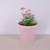 Blumen-Topf alt-rosa geriffelt als Outdoor Pflanzen-Topf Produktbild-Vorschau 6