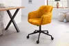 Bürostuhl EUPHORIA 47-56cm Samt senfgelb Produktbild-Vorschau 12