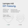 Optonica E27 LED-Lampe A60 8W 810lm 2700K warmweiß 2 Stück Produktbild-Vorschau 5