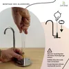 Ölabscheider aus Edelstahl und Glas zur effizienten Produktbild-Vorschau 6